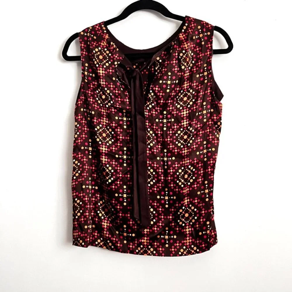 Tory Burch 100% silk tank top